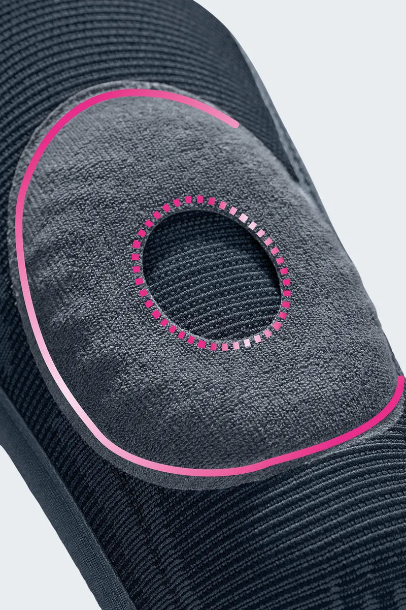 Suport compresiv pentru genunchi cu inel rotulian din silicon - Genumedi, 1 buc, medi Gmbh