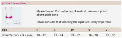 Orteză de gleznă - protect. Leva strap, 1 buc, medi Gmbh